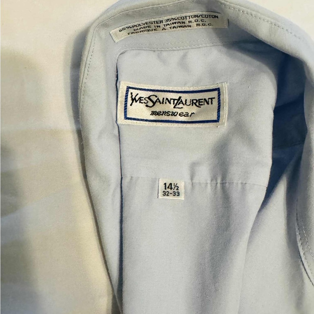 Yves Saint Laurent Sky Blue Shirt